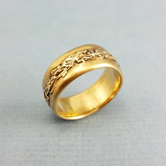 Circle Of Life, Bronze Ring, Band Ring For Men Or Women