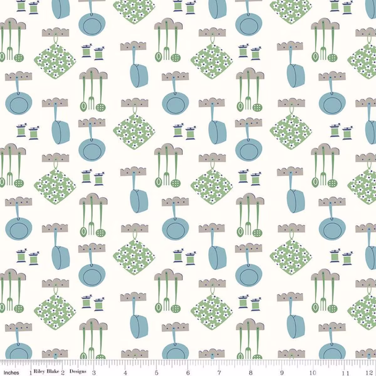 Cook Book Dinner Cottage By Lori Holt For Riley Blake Designs - End Of Bolt