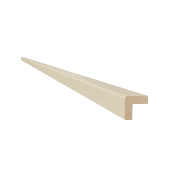 Luxxe Cabinetry Norfolk 0.75-in W x 96-in H x 0.75-in D Painted Blended Cream Cabinet Crown Moulding in Off-White | OSC8-BC