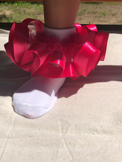 Ruffle Socks For Birthday Outfit Girl