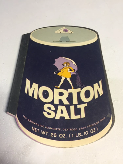 Morton Salt Advertising Note Pad With Hand Written Recipes