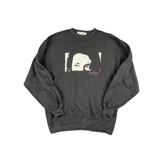 Vintage 90S Mari Hamada Tomorrow Sweatshirt Size Medium Japanese Brand Jumper Black