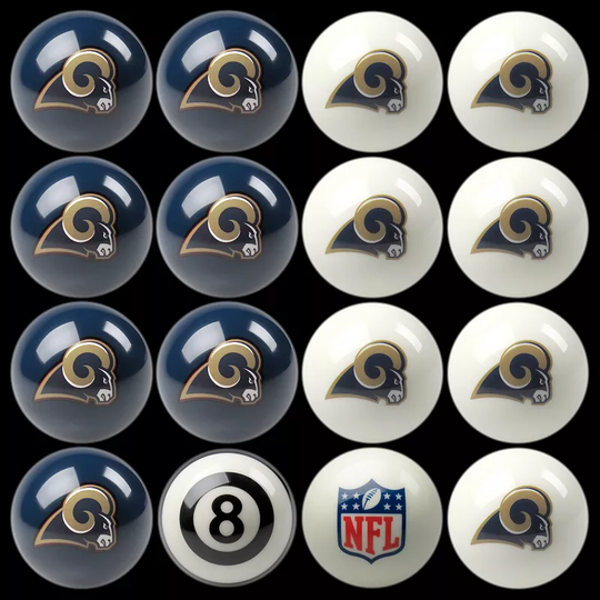 Los Angeles Rams Home vs. Away 16-pc. Billiard Ball Set, Multicolor