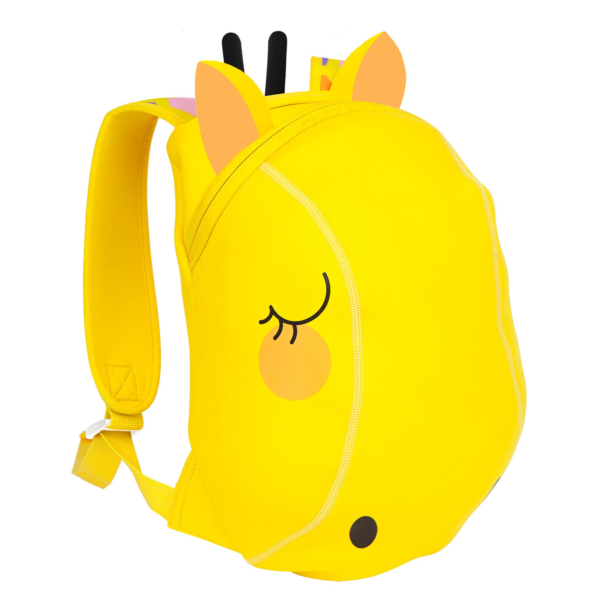 Sunnylife Yellow Neoprene Giraffe Kids Backpack - Synthetic Fibers by World Market