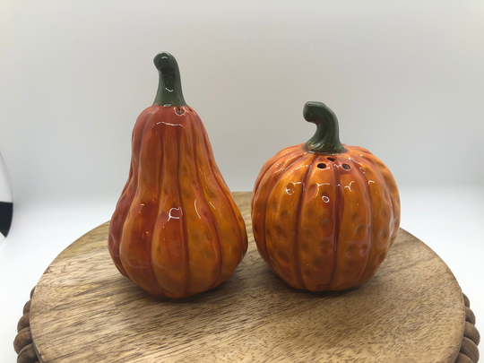 Pumpkin & Groud Fall Salt Pepper Shaker
