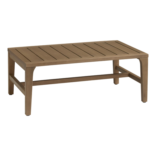 Natural Eucalyptus Zaragoza Outdoor Patio Coffee Table - Wood by World Market