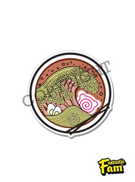 Ramen Wave Sticker