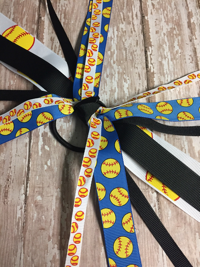 Columbia Blue Softball Ribbons, Sofball Streamers, Jersey, Team Orders
