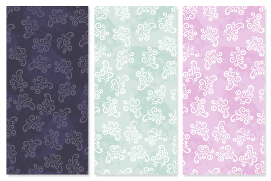 Scroll Cotton Fabric, Sweet Tea Maddalee Studios Qt Fabrics 29076 Pink, Purple Or Green Modern Floral, Fat Quarter Fq Eighth Bty Blender
