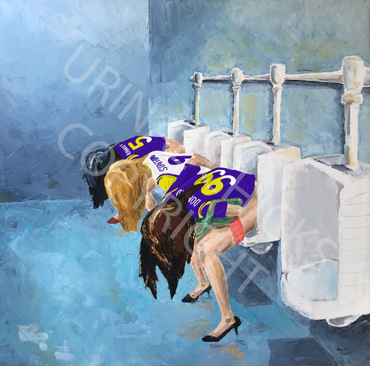 Los Angeles Rams Edition " Ladies Line Was Too Long" Print