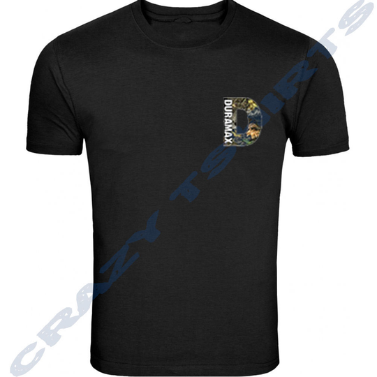 Black Tshirt duramax T Shirt Ram Turbo Truck Cotton Blend Tee s to 3xL