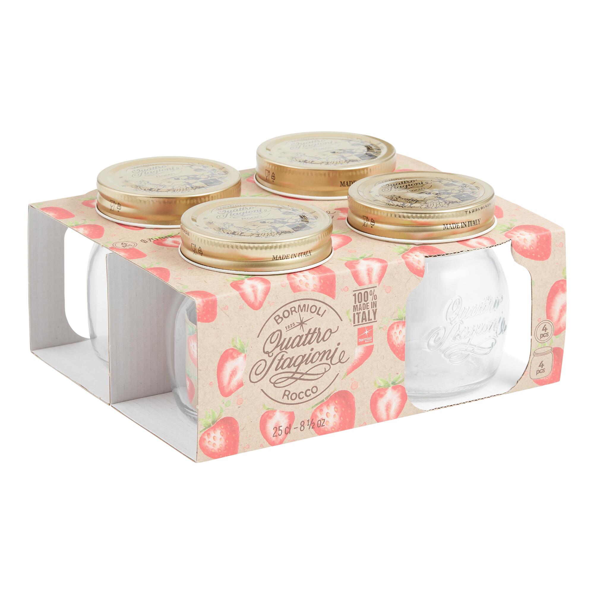 Bormioli Small Quattro Stagioni Canning Jar 4 Pack by World Market