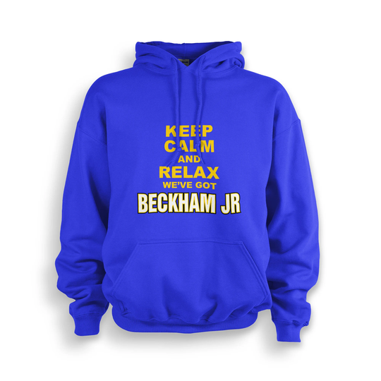 Keep Calm We've Got Beckham Jr Adult Hoodie | Blue | Rams Los Angeles Odell Made To Order With Love