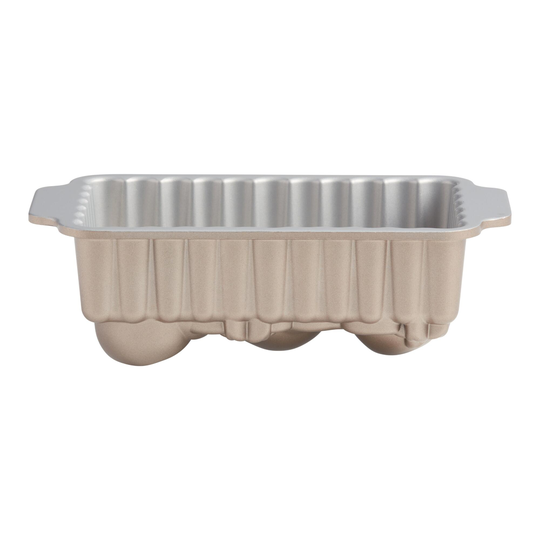 Nordic Ware Citrus Blossom Nonstick Loaf Pan: Silver - Aluminum by World Market