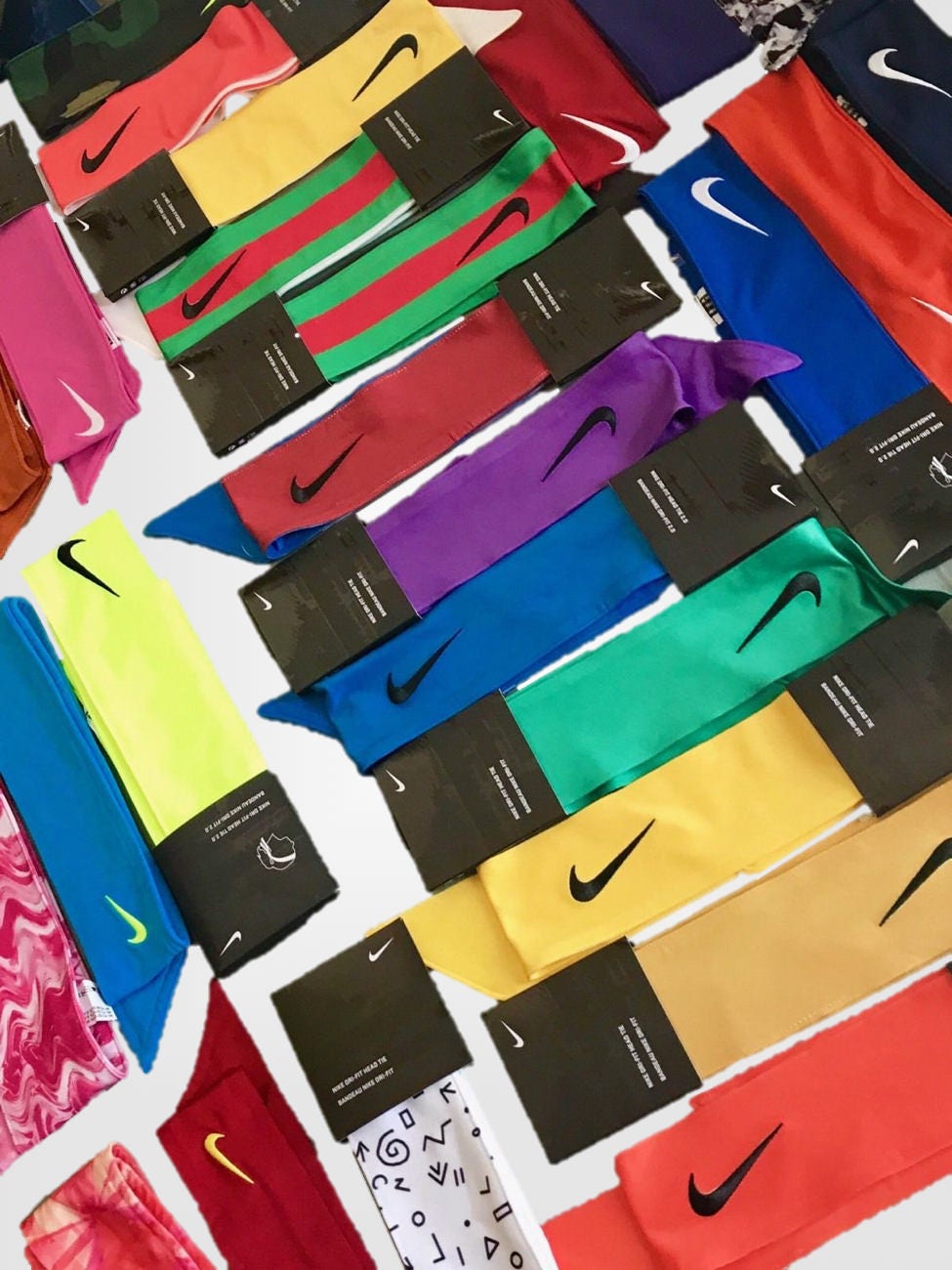 Read Description Create Your Own Custom Nike Dri-Fit Head Tie Headband - White Black Blue Red Yellow Green Purple Pink Grey Orange Dark