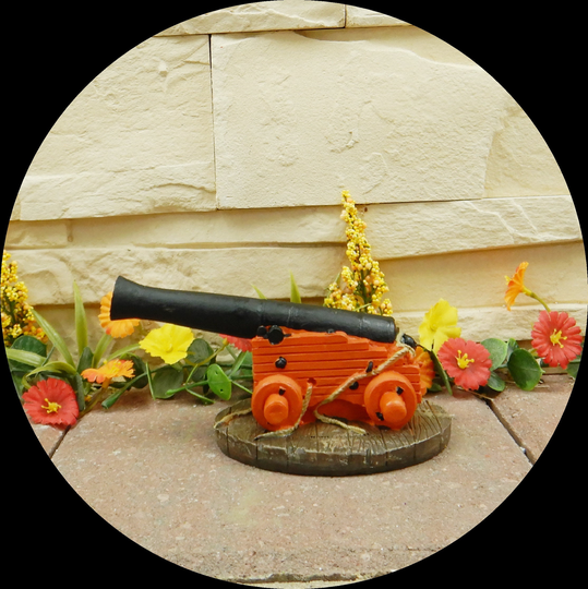 Cannon, Miniature Gardening Figurine/#55505Mdi