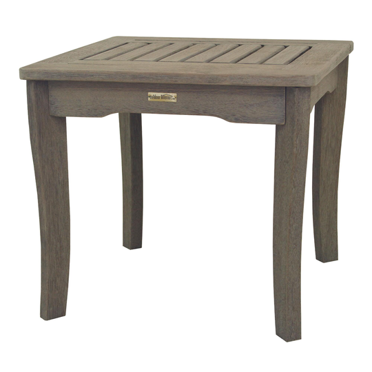 Graywashed Eucalyptus Claire Outdoor Patio Accent Table - Wood by World Market