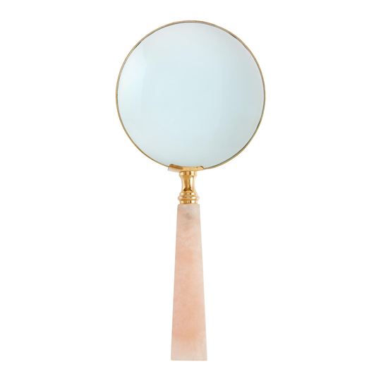 Pink Lucite Magnifying Glass: Pink/Gold by World Market