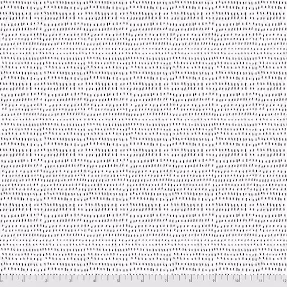 Dove Seeds, Black Seeds On White Fabric, Blender Freespirit Fabrics, Cori Dantini, 100% Quilting Cotton Fabric