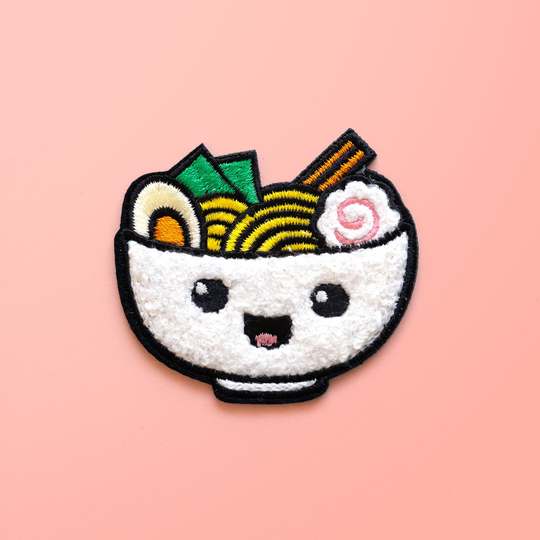 Ramen - Iron On Patches Chenille Cute Food Foodie