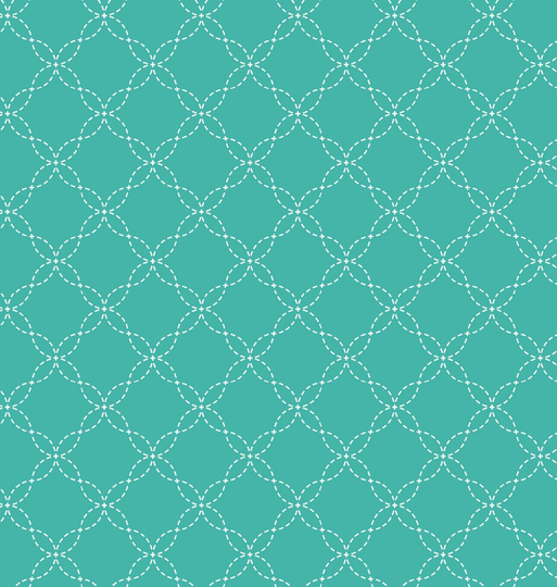 Aqua Lattice Fabric, Maywood Studio Kimberbell Basic 8209Q, Quilt Blender Fabric By The Yard, 100% Cotton