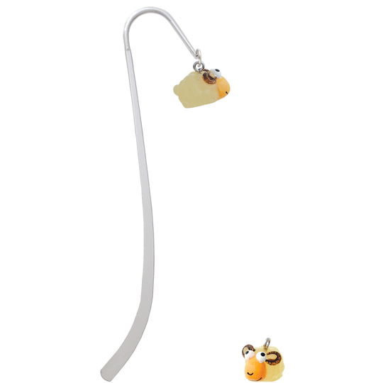 Resin Ram Charm Bookmark