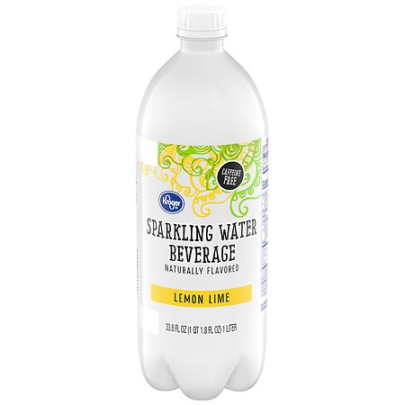 Kroger Lemon Lime Sparkling Water - 33.8 fl oz