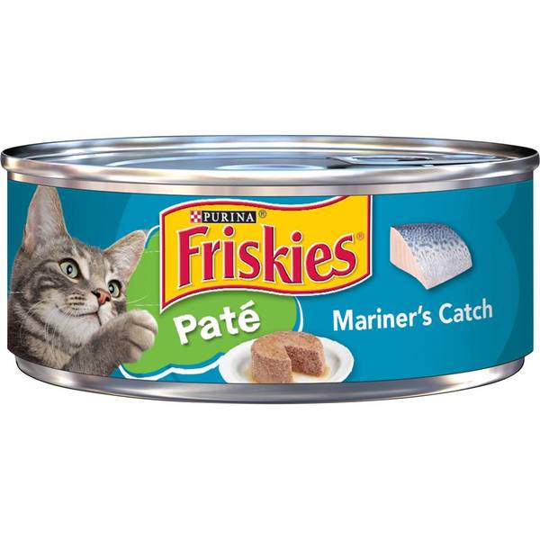 Friskies 5.5 oz Pate Mariner's Catch Wet Cat Food