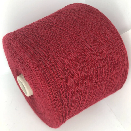 Red Viscose Blend Yarn Cone Per 400G Knitting Craft