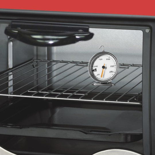 Oven Thermometer Sturdy Construction Heat Resistant Metal Hanging Type Instantly Read Oven Grilling Thermometer for Home