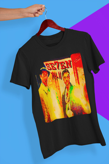 Seven Soft T-Shirt, Movie Poster T Shirt, 90S Gift For Her, Him, Nostalgia Gift, Fan Art Shirt