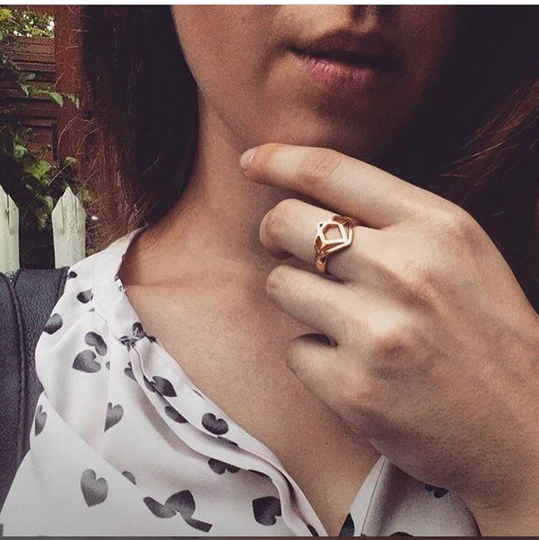Diamond Shaped Ring
