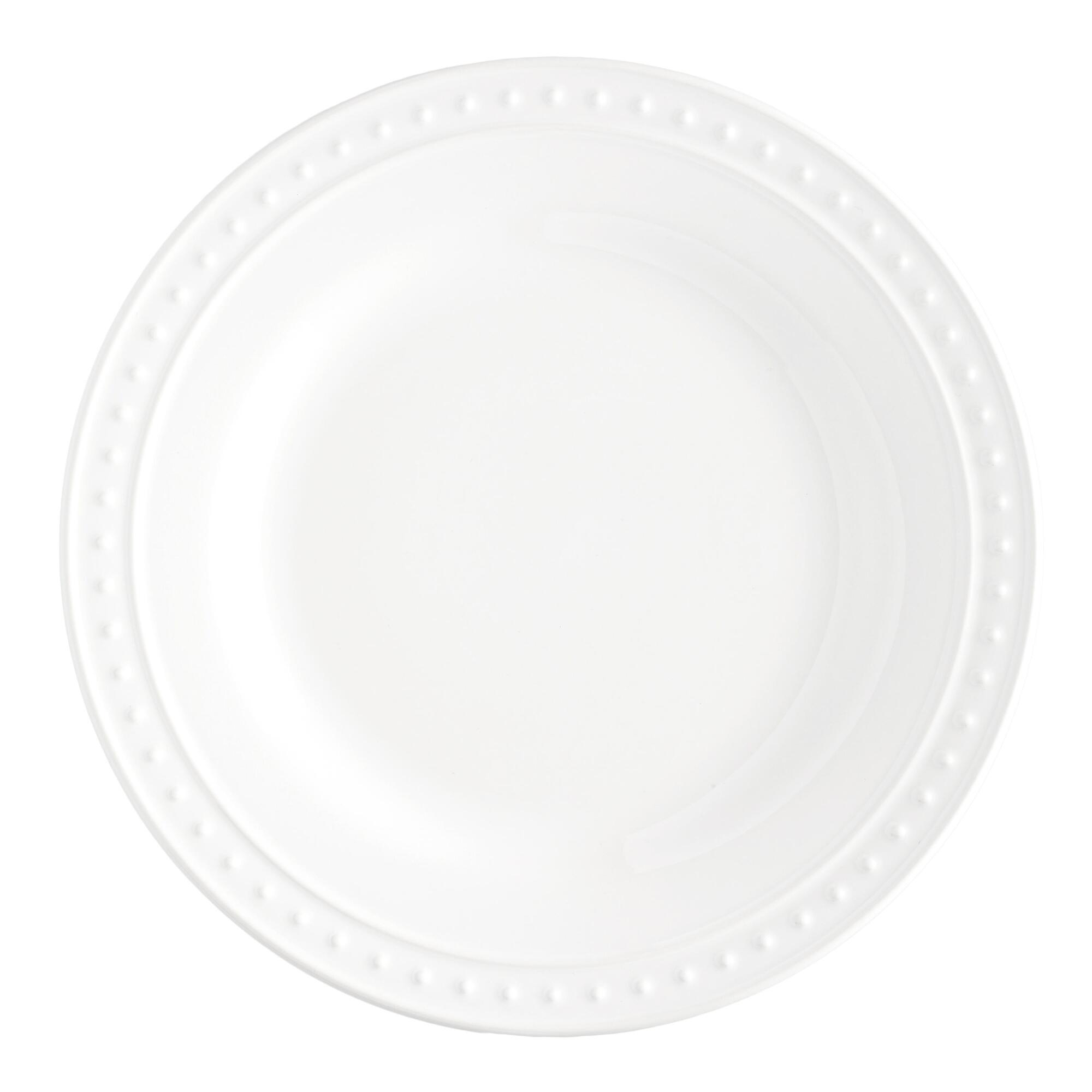 White Nantucket Dinner Plates Set Of 4 - Earthenware by World Market