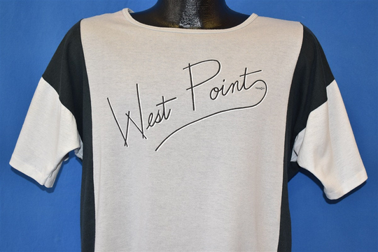 80S West Point Military Academy T-Shirt Large