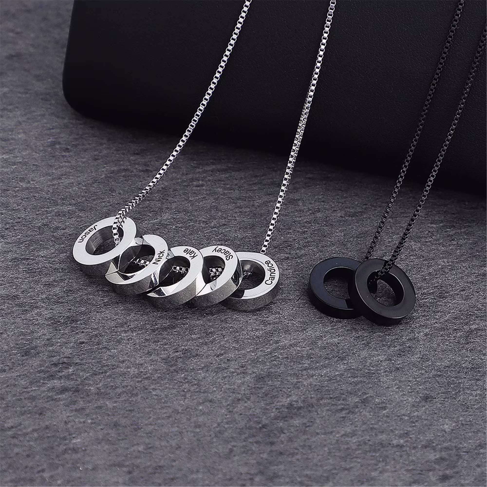 Dad Necklace,necklace For With Kids Names,mens Necklace Personalized,name Men,gift For Him,dad Birthday Gift
