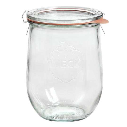 Weck Medium Glass Tulip Jar with Clamp Lid by World Market
