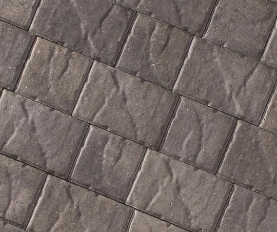 CastleLite Carriage Stone 6-in L x 6-in W x 2-in H Shasta Blend Concrete Paver in Gray | Q070.110.66.D3