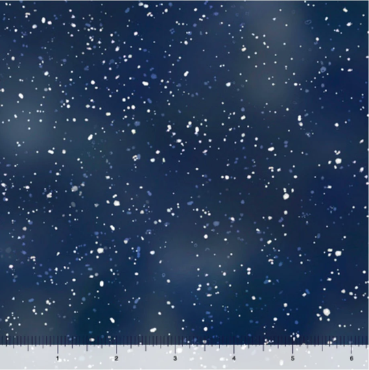 Arctic Dreams - Speckled Blender # 28833 -N Christmas Blend By Quilting Treasures 100% Cotton Woven Fabric Choose Your Cut