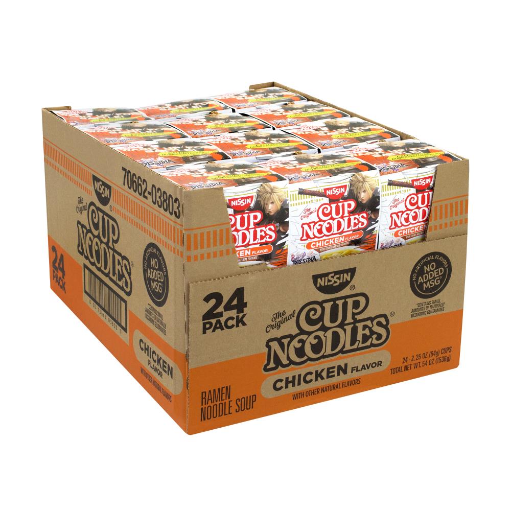 Nissin Nissin Cup Noodles Chicken Flavor Ramen Noodle Soup, 2.25 oz, 24 | 220-00498
