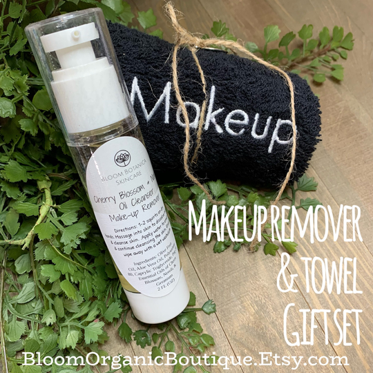 Embroidered Face Cloth| Makeup Remover Gift Set| Oil Cleanser| Spa Gift| Self Care| Skincare| Christmas Bridal Shower| Hostess