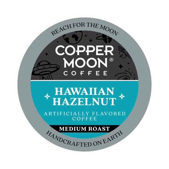 Copper Moon Coffee Copper Moon Single Serve Coffee Pods for Keurig K-Cup Brewers, Hawaiian Hazelnut Blend, 72 Count | 292143