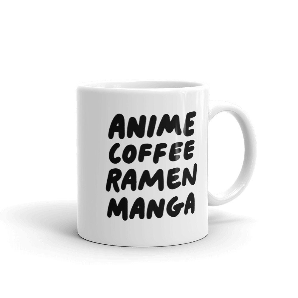 Anime Coffee Ramen Manga Mug Funny Japanese Animation Cup