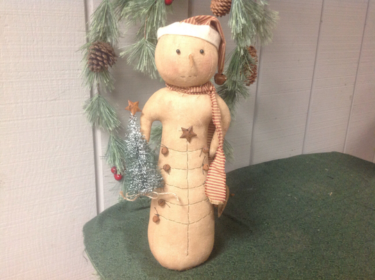 Feather Tree Snowman