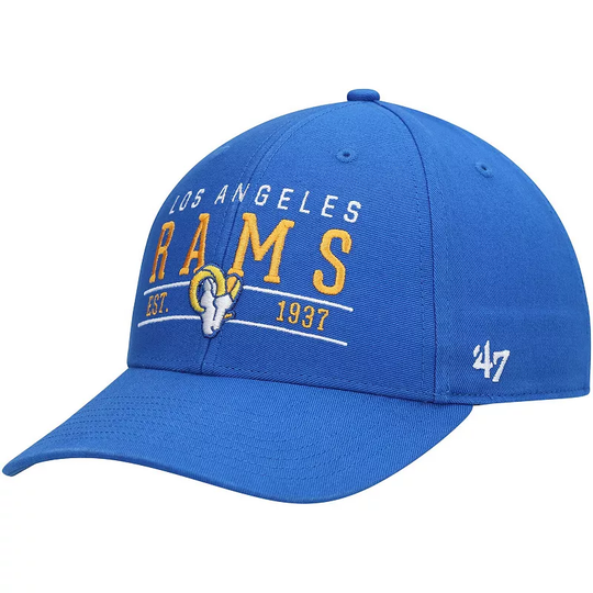 Men's '47 Royal Los Angeles Rams Centerline MVP Adjustable Hat, Blue