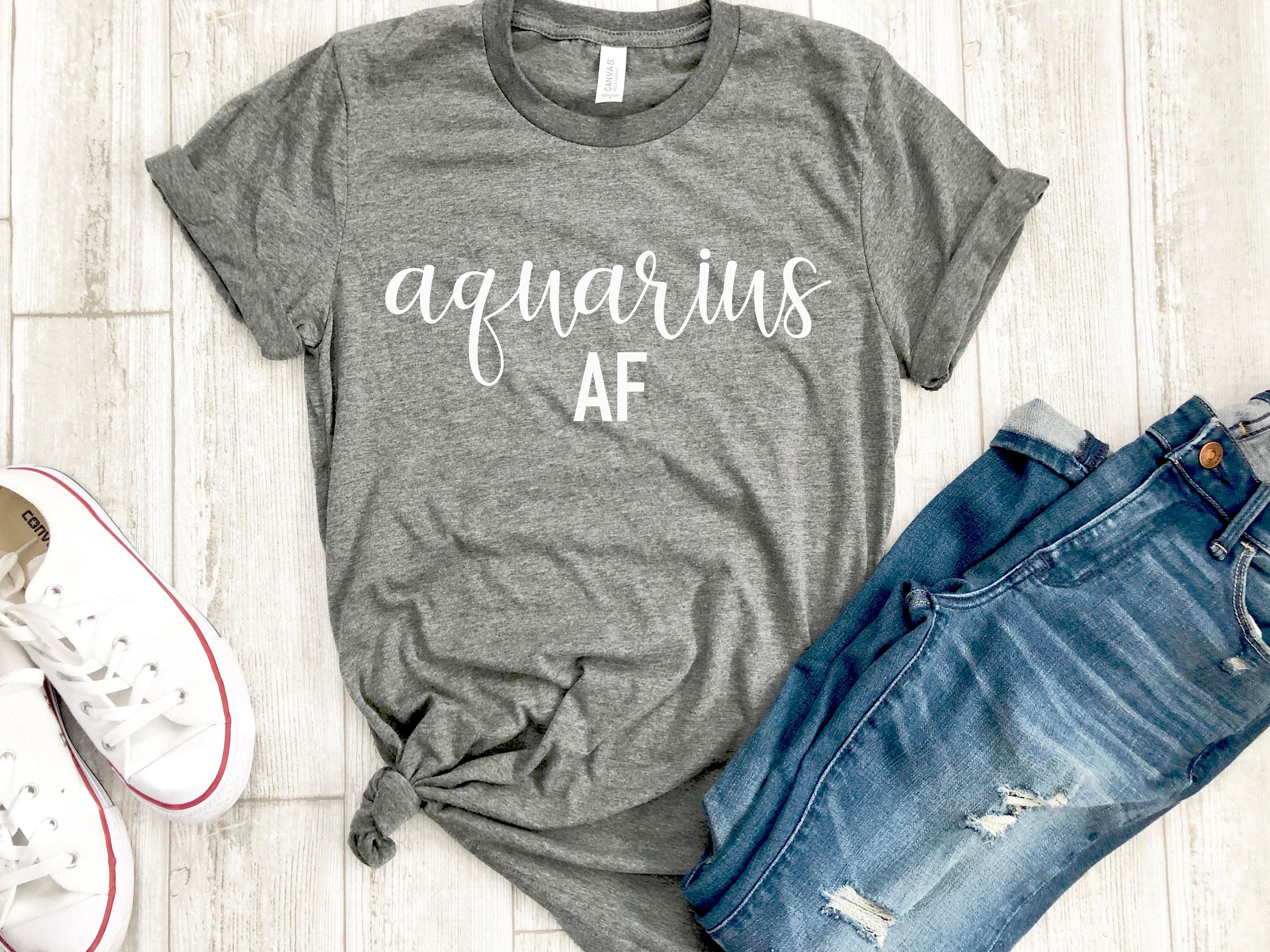 Aquarius Af Shirt, Astrological Sign Birthday Gift, Gift Idea, Horoscope
