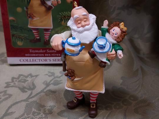 Hallmark Toymaker Santa Keepsake Ornament 2001 | 2nd in Series