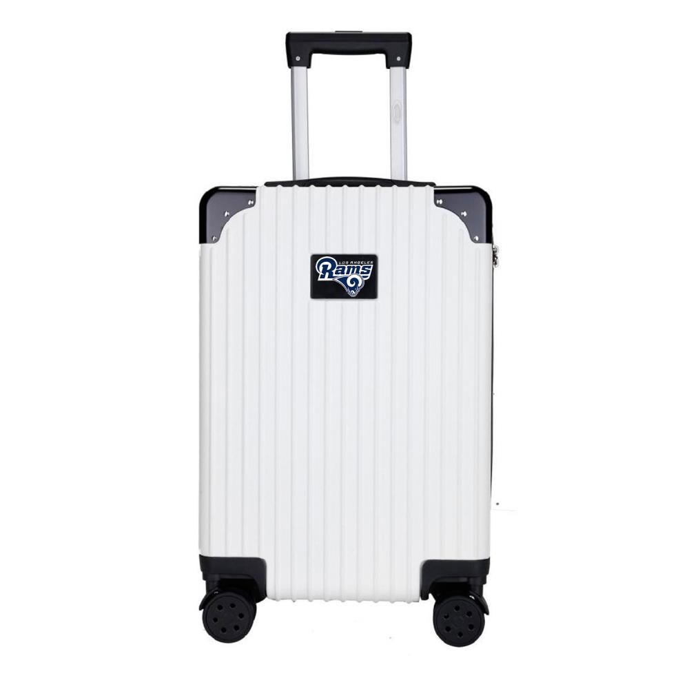 Mojo Licensing NFL Los Angeles Rams 23.75 x 15.5 x 9.75 White Polycarbonate Hardshell Carry-on Bag (1-Bag) | NFLRL210_WHITE
