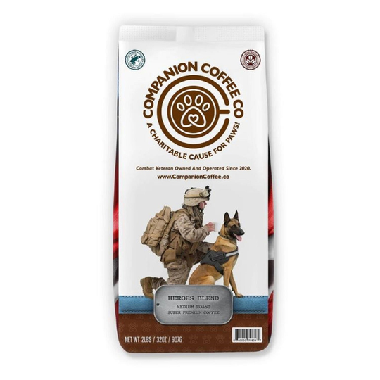 Veteran Owned Hero's Blend Coffee, Medium Roast (32 Ounce)