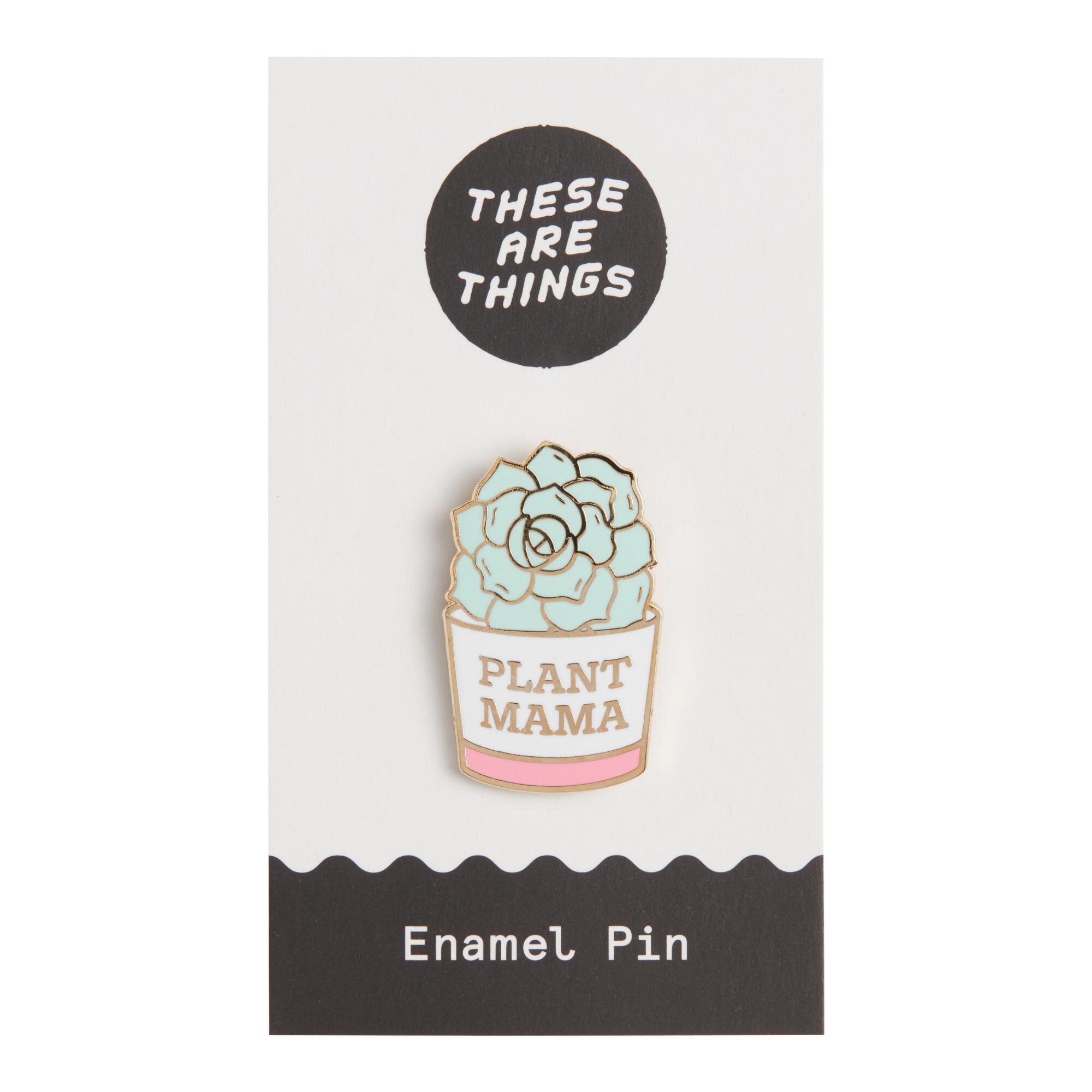 Plant Mama Enamel Pin by World Market