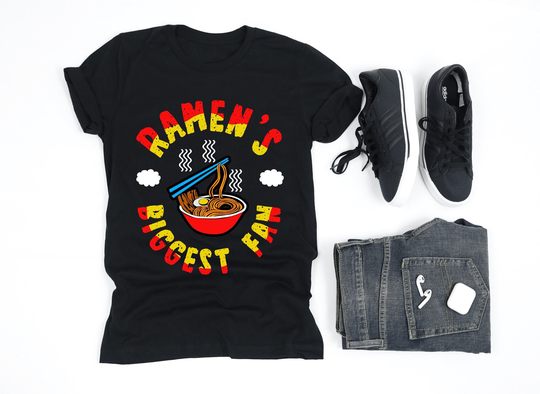 Ramen's Biggest Fan Shirt, Ramen Lover Gift, V-Neck, Tank Top, Sweatshirt, Hoodie